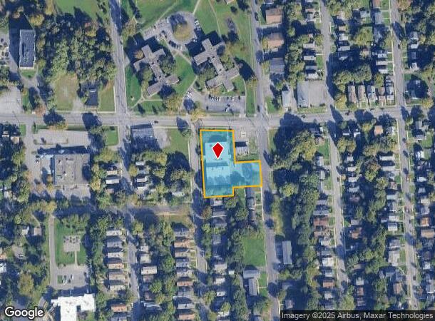  2100 E Fayette St, Syracuse, NY Parcel Map