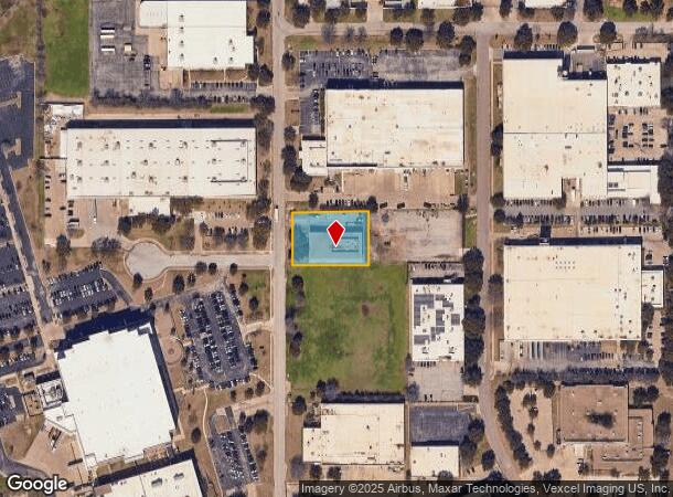 1860 Hurd Dr, Irving, TX Parcel Map