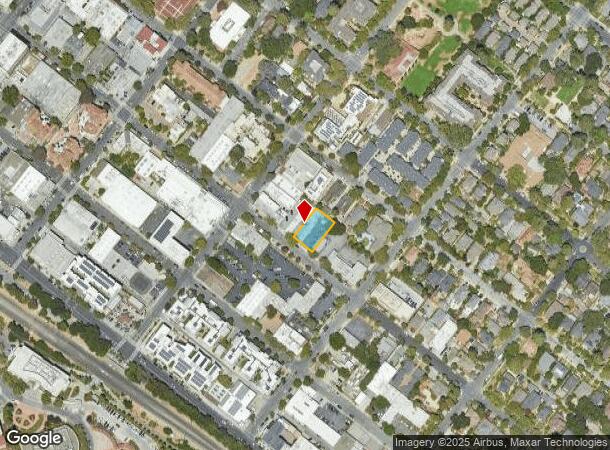  829 Emerson St, Palo Alto, CA Parcel Map