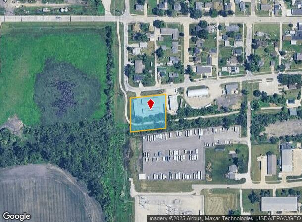 306 W Railway St, Huxley, IA Parcel Map