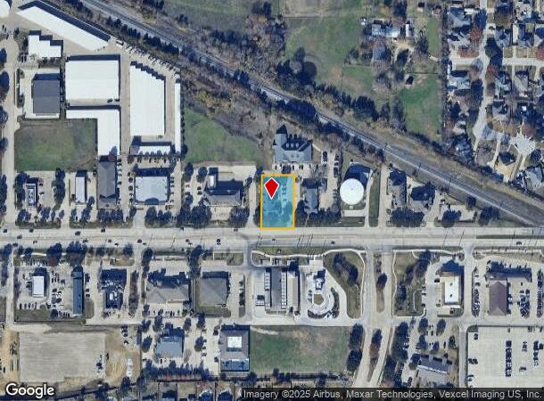  2016 Justin Rd, Lewisville, TX Parcel Map