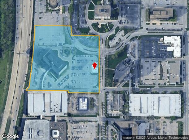 8900 Keystone Xing, Indianapolis, IN Parcel Map