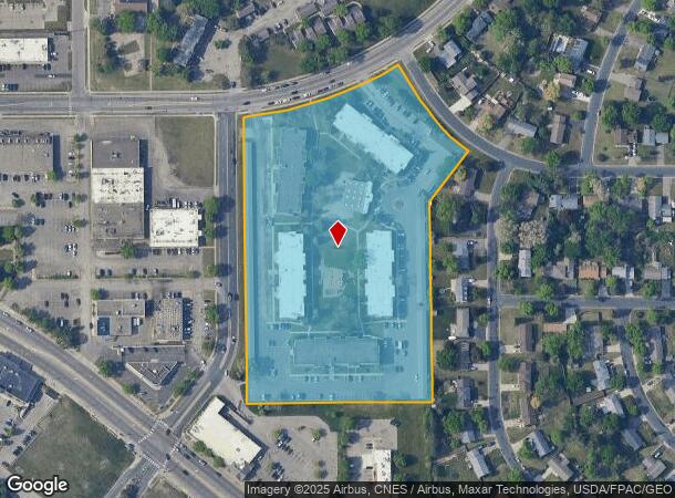  5513 Brookdale Dr N, Minneapolis, MN Parcel Map