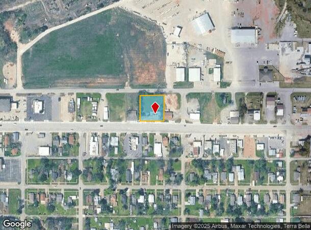  728 E Main St, Cushing, OK Parcel Map