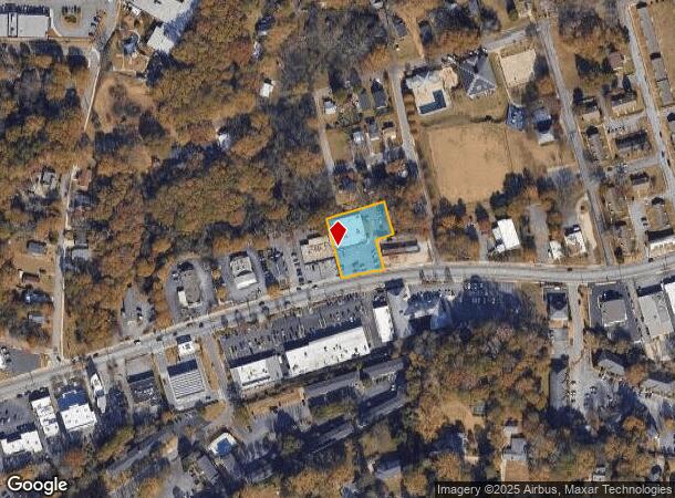  1068 Baxter St, Athens, GA Parcel Map