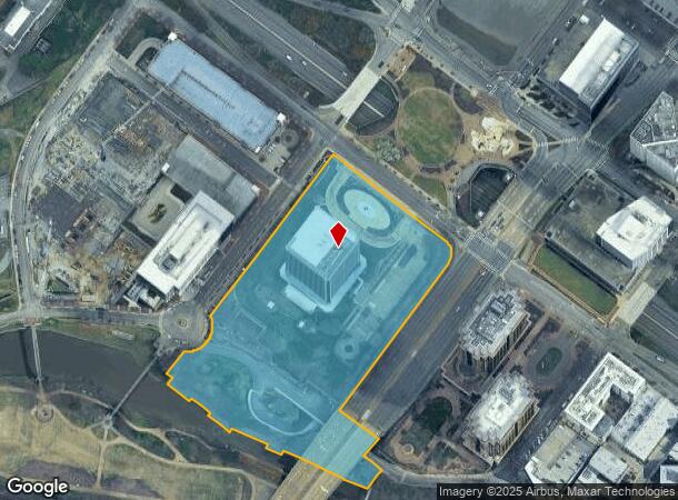 701 E Byrd St, Richmond, VA Parcel Map