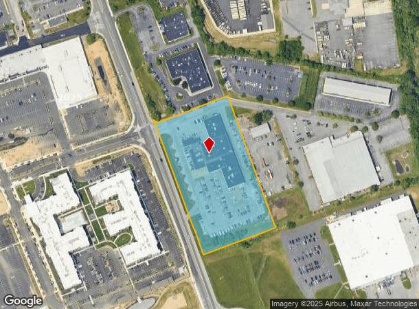 1344 Marrows Rd, Newark, DE Parcel Map