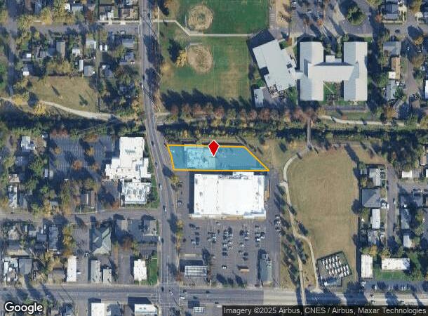  1601 Chambers St, Eugene, OR Parcel Map