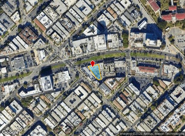 11682-11688 San Vicente Blvd, Los Angeles, CA Parcel Map