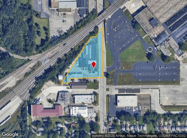 1340 E 222Nd St, Euclid, OH Parcel Map