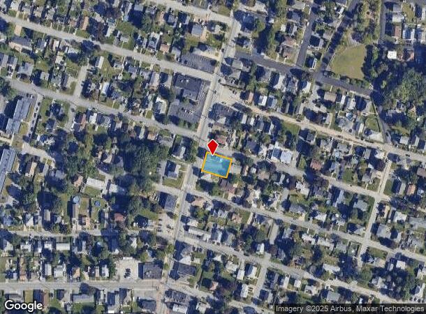 1606 Cranston St, Cranston, RI Parcel Map