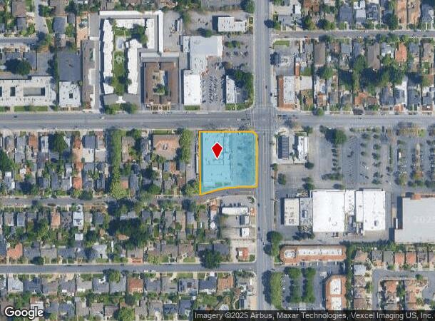 1601 Meridian Ave, San Jose, CA Parcel Map