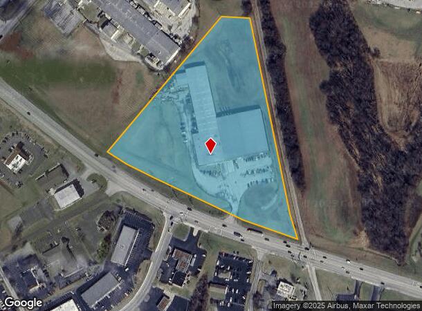 222 W John Rowan Blvd, Bardstown, KY Parcel Map