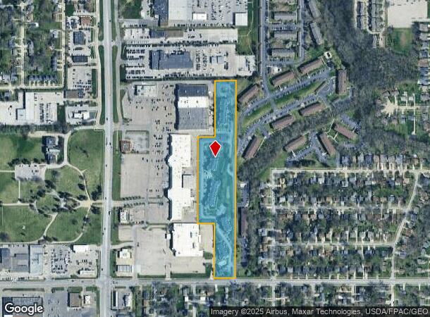  5501 Aurora Ave, Des Moines, IA Parcel Map