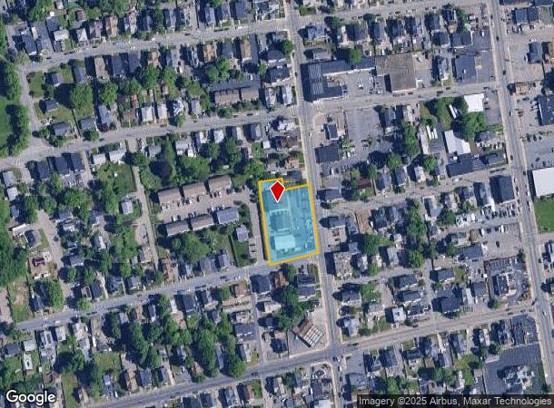  583 Warren Ave, Brockton, MA Parcel Map