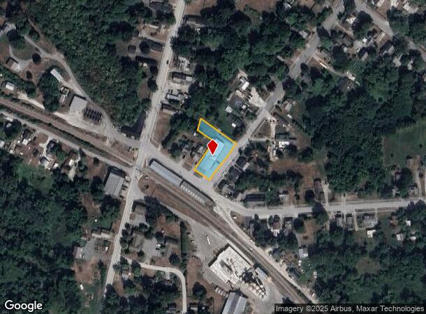  25 Rossiter St, Brandon, VT Parcel Map