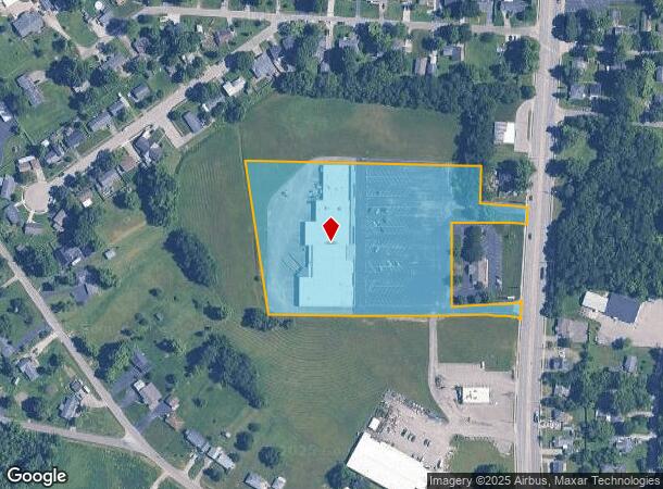  1103 Market St, Charlestown, IN Parcel Map