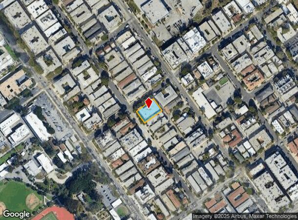  1408 Barry Ave, Los Angeles, CA Parcel Map