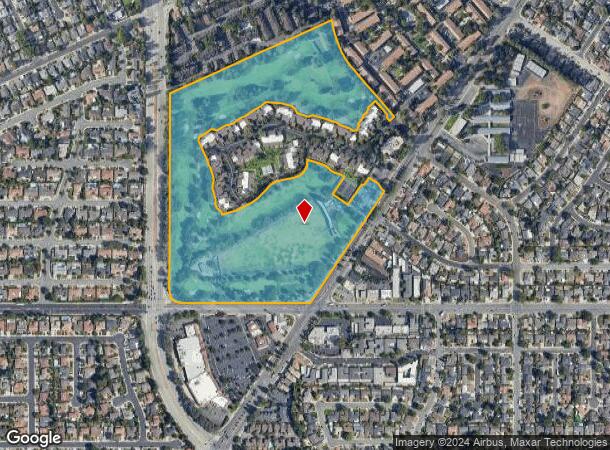  400 Saratoga Ave, Santa Clara, CA Parcel Map