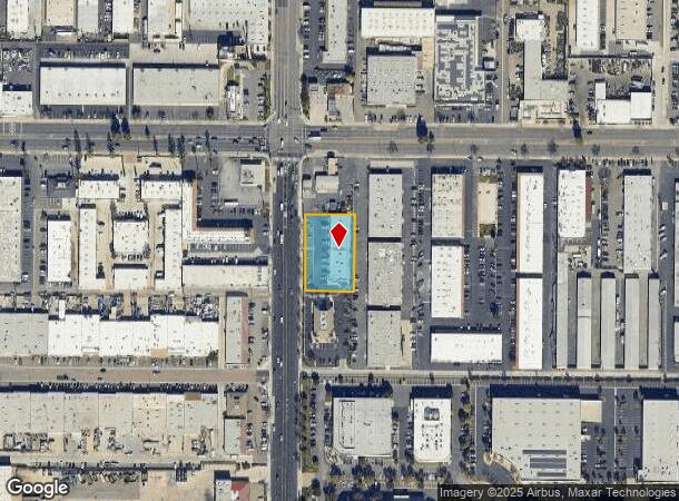  1601 S Grand Ave, Santa Ana, CA Parcel Map