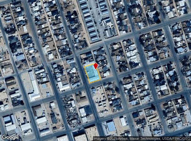  307 N Ash St, Kermit, TX Parcel Map