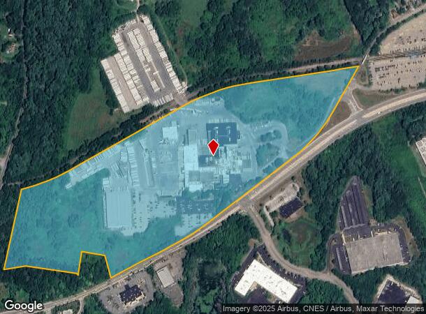 1199 W Central St, Franklin, MA Parcel Map