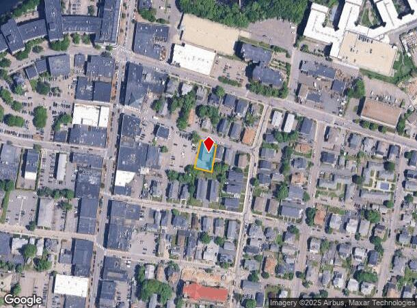  29 Gordon St, Waltham, MA Parcel Map