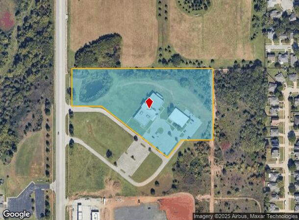  5205 S Aspen Ave, Broken Arrow, OK Parcel Map