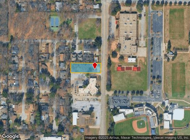 1220 S Fielder Rd, Arlington, TX Parcel Map