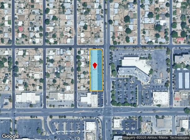  2645 Louisiana Blvd Ne, Albuquerque, NM Parcel Map