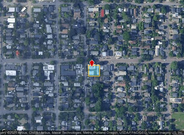  2860 Se Gladstone St, Portland, OR Parcel Map