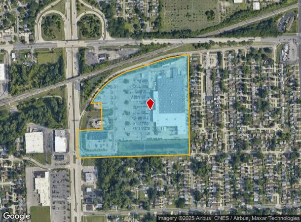  7705 Telegraph Rd, Taylor, MI Parcel Map