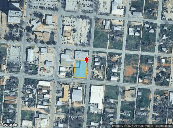  618 Pecan St, Abilene, TX Parcel Map