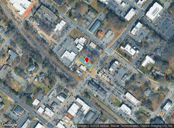  225 N Trade St, Matthews, NC Parcel Map
