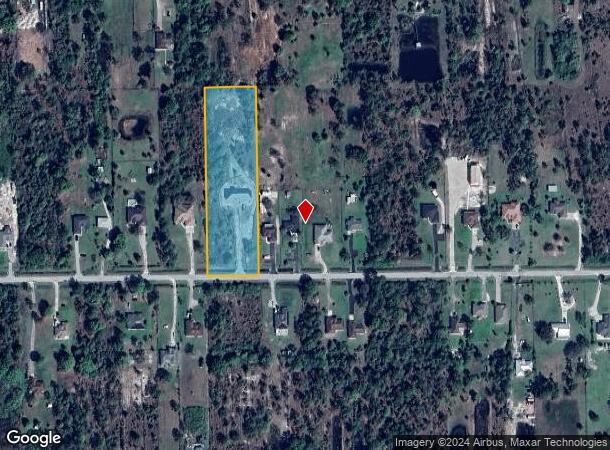  3425 58Th Ave Ne, Naples, FL Parcel Map