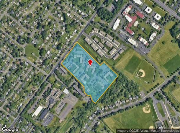 Newtown Rd, Warminster, PA Parcel Map