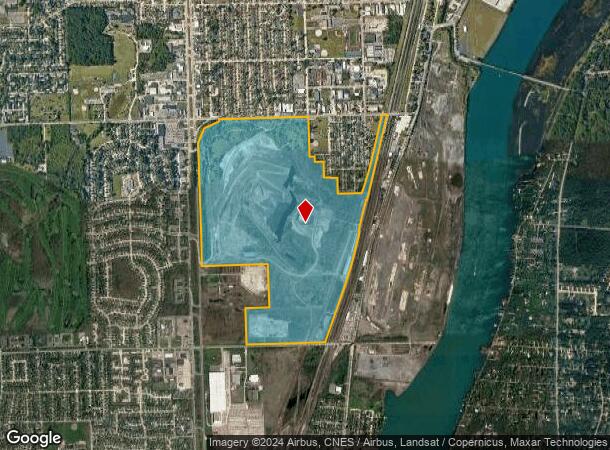  803 Fort St, Trenton, MI Parcel Map