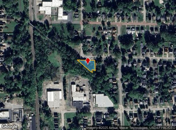  890 Harrison St Ne, Warren, OH Parcel Map