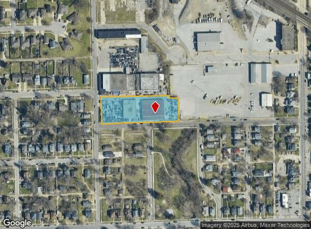 909 E Broadway St, South Bend, IN Parcel Map