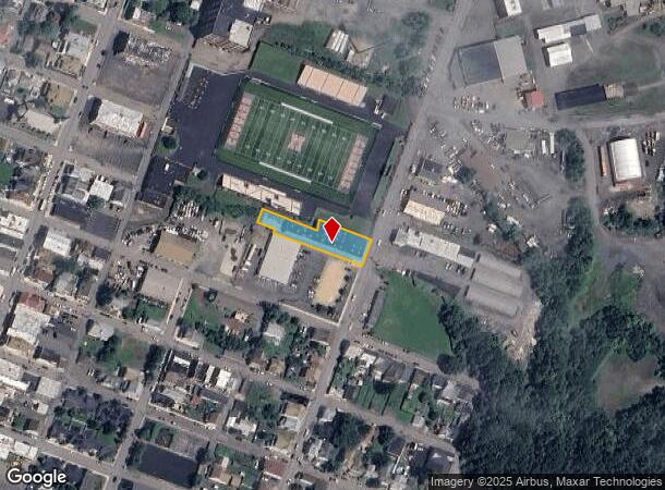  154 N Cedar St, Hazleton, PA Parcel Map