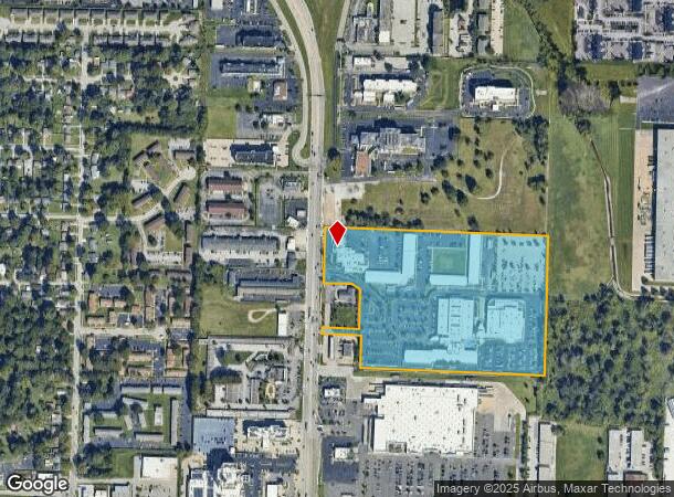 2550 N Glenstone Ave, Springfield, MO Parcel Map