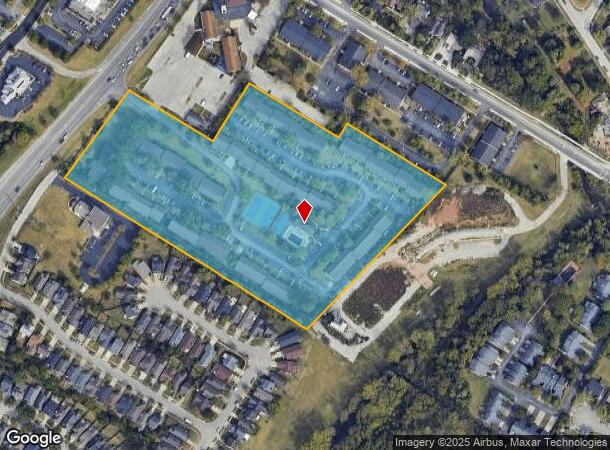 3650 Tates Creek Rd, Lexington, KY Parcel Map