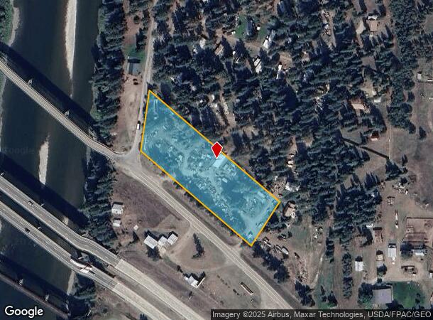 571 Old Highway 10 E, Saint Regis, MT Parcel Map