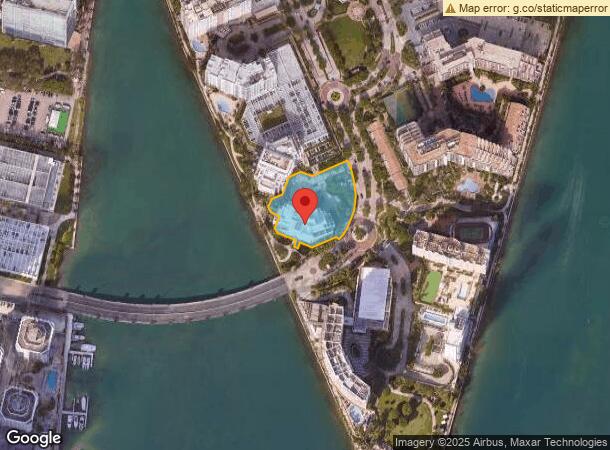  501 Brickell Key Dr, Miami, FL Parcel Map