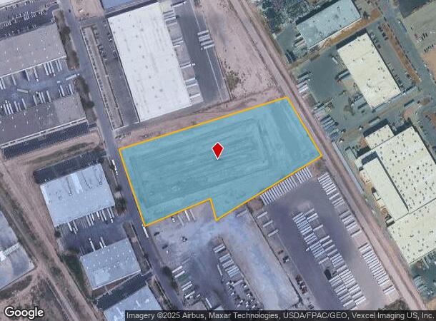  9601 Joe Rodriguez, El Paso, TX Parcel Map