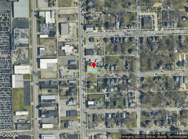  1718 S Michigan St, South Bend, IN Parcel Map