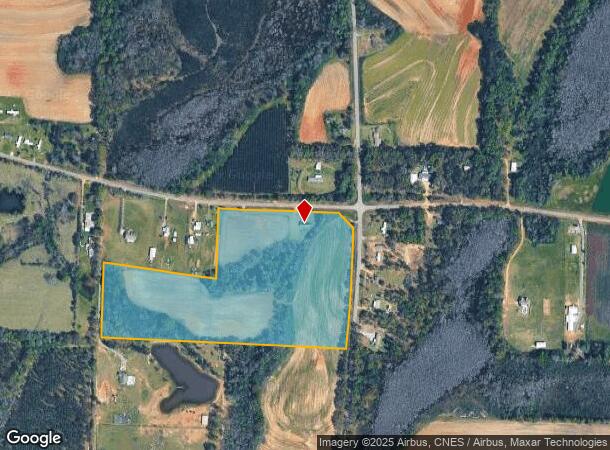1580 Fletcher Smith Rd, Cottonwood, AL Parcel Map