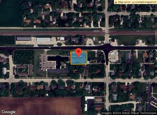  407 W Comanche Ave, Shabbona, IL Parcel Map