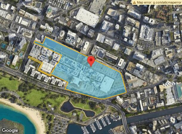  1450 Ala Moana Blvd, Honolulu, HI Parcel Map