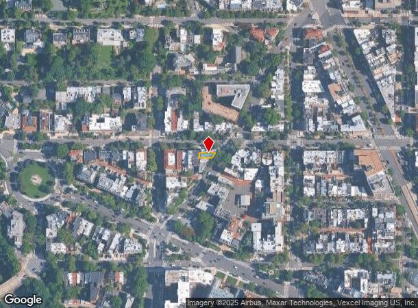  2126 R St Nw, Washington, DC Parcel Map